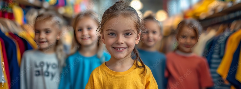 discount poster image for kids apparel business ,generative ai discount poster image for kids apparel business ,generative ai