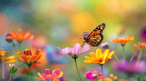 A monarch butterfly with it...