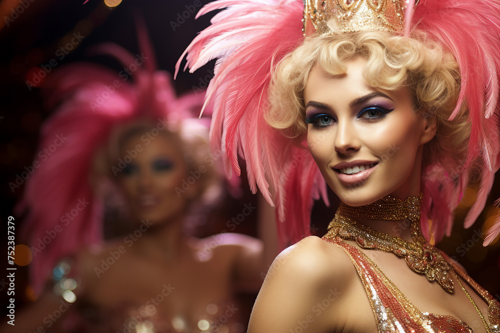 Obraz premium Luxurious restaurant casino las vegas vip night Generative AI poker slots cards roulette players gamers.
