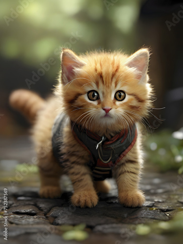 Munchkin Cat Adorable Image of Playful Short Legged Feline