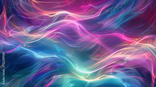 Background Texture Pattern in the Style of Aurora Borealis Wool - Wool textures with shifting, luminous colors reminiscent of the Northern Lights created with Generative AI Technology
