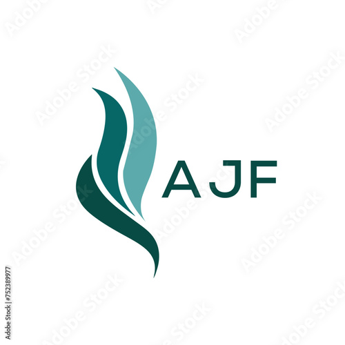 AJF  logo design template vector. AJF Business abstract connection vector logo. AJF icon circle logotype.
 photo