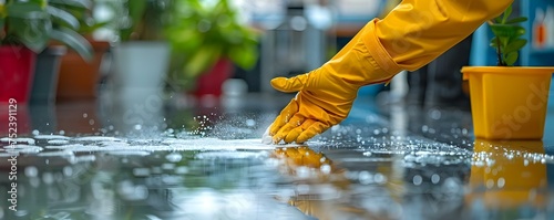Efficient cleaning services ensure spotless sanitized environments for homes offices products. Concept Cleaning Services, Sanitization, Spotless Environments, Home Cleaning, Office Cleaning #752391129