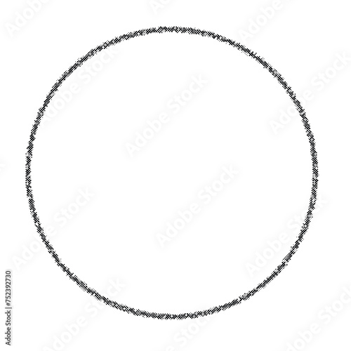 Pixel dot circle icon