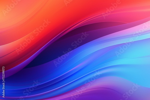 abstract colorful background with waves. © Saba