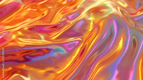 Background Texture Pattern in the Style of Solar Flare Silk - Silk textures that mimic the dynamic, vibrant patterns of solar flares created with Generative AI Technology