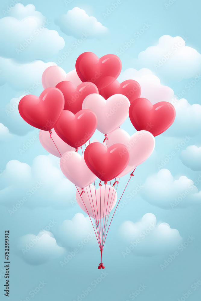 Love in the Sky: A Romantic Valentine's Day Balloon Celebration