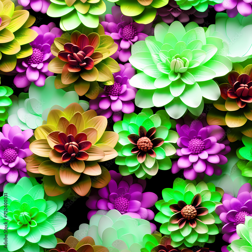 Beautiful abstract style flowers background Beautiful abstract style flowers background