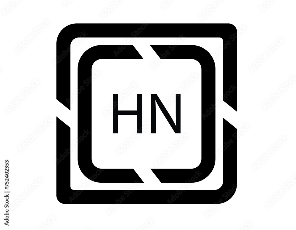 HN logo design template vector. HN Business abstract connection vector logo. HN icon circle logotype
HN logo design template vector. HN Business abstract connection vector logo. HN icon circle logotype
