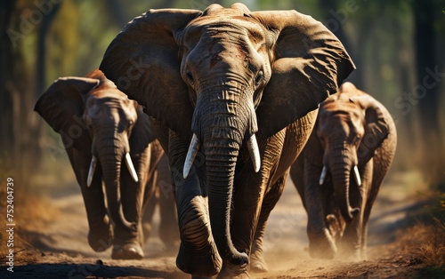 Elephants in Chobe National Park, Botswana, Africa © Miguel