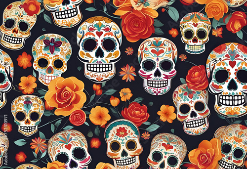 dia de los muertos - day of the dead Mexican culture
