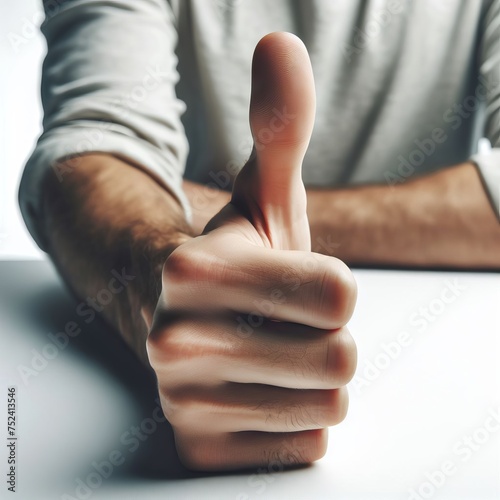 hand with thumb up sign