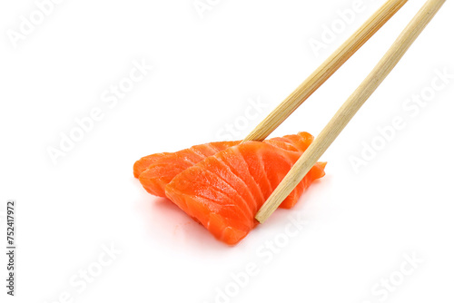 Japanese style food on a white background