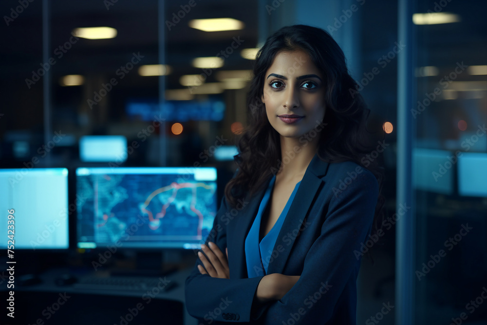 Hard working person in modern interior office programming writing web java script code AI technology generation Hard working person in modern interior office programming writing web java script code AI technology generation