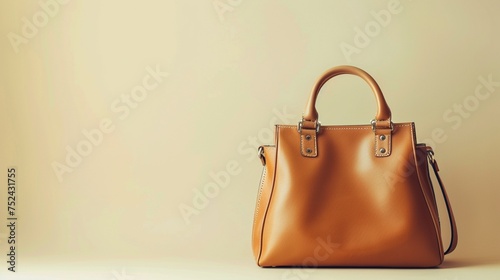 Chic purse against clean background. © muhammad