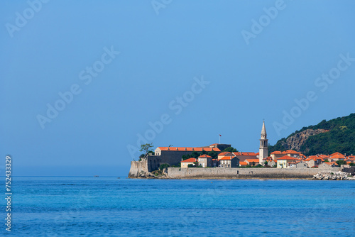 The Old Town is a historical area of the Montenegrin resort of Budva on the Adriatic Sea