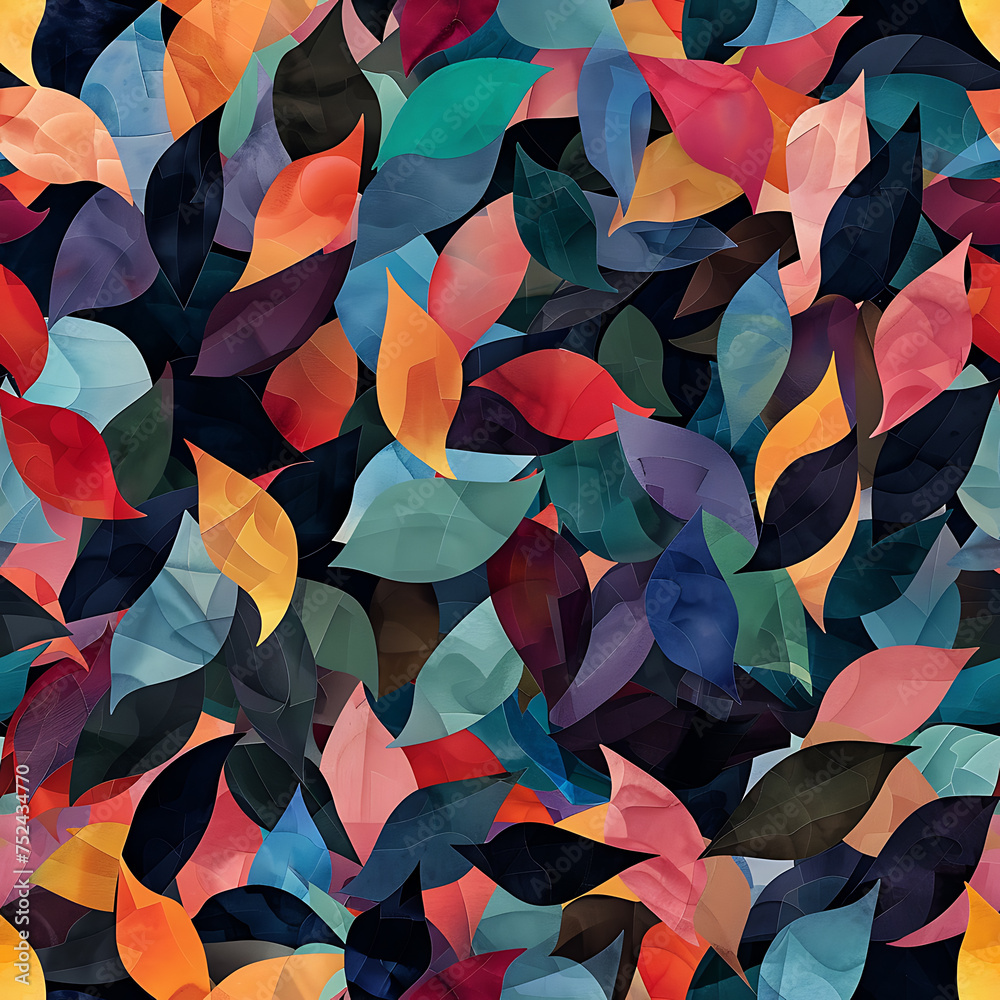 seamless pattern with leaves seamless pattern with leaves