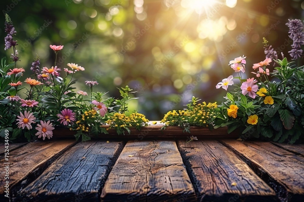Tisch im Sommer, made by AI Tisch im Sommer, made by AI