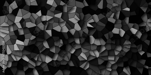 Seamless pattern mosaic marble pattern texture with seamless shapes. dark and light gray Geometric Modern creative background.3d Gray Geometric Retro tiles pattern. Gray hexagon ceramic