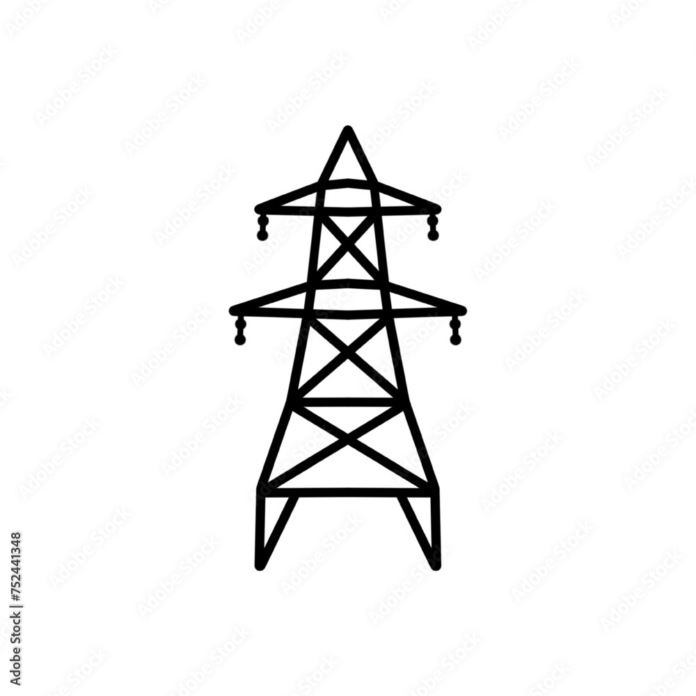 Electricity icon suitable for info graphics, websites and print media and interfaces. Line vector icon.