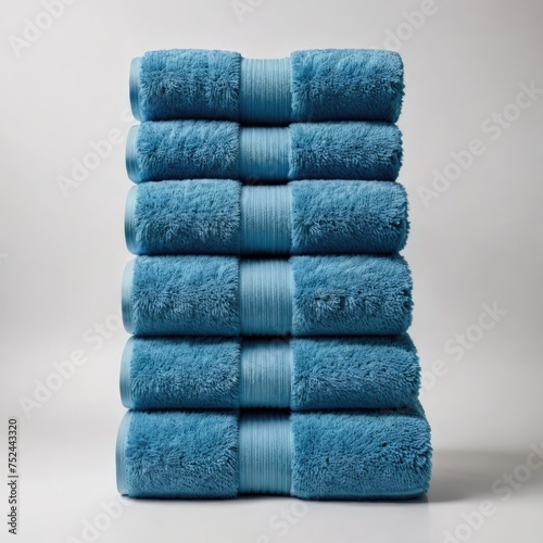 pile of towels on white 