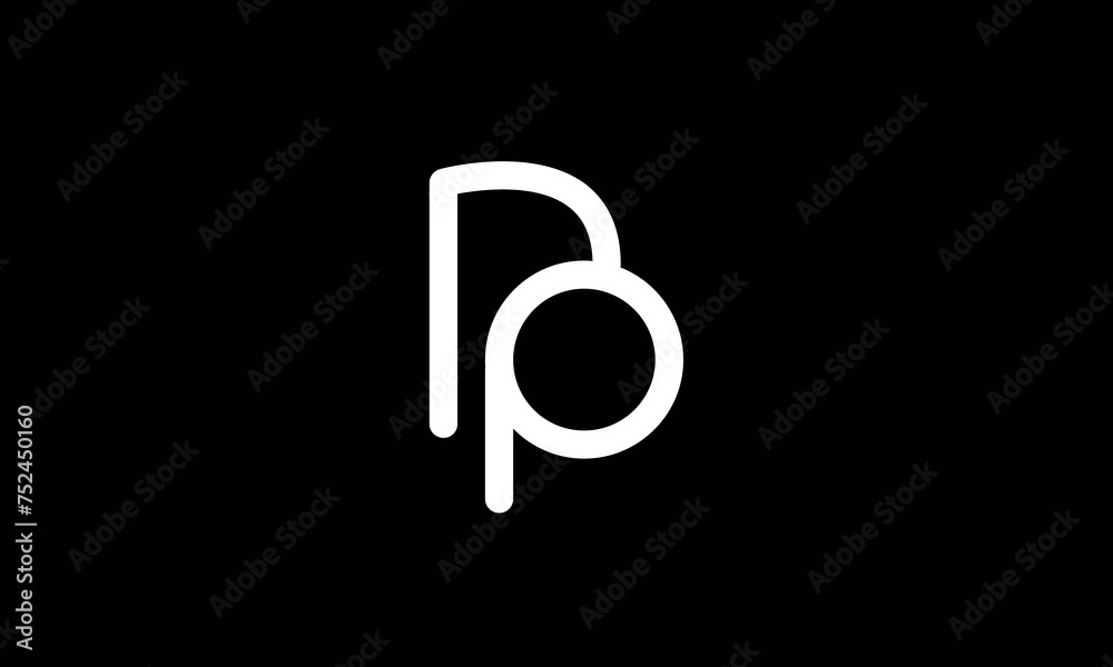 BP, PB, B, P, Abstract Letters Logo Monogram BP, PB, B, P, Abstract Letters Logo Monogram