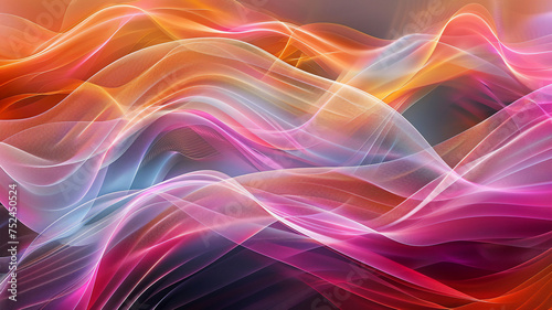abstract random dynamic wavy lines background.