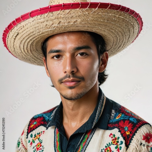 man with sombrero 