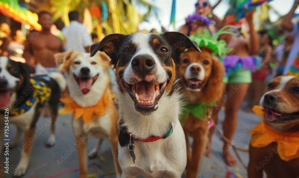 Pets Carnival Celebration in Vibrant Salvador, Bahia