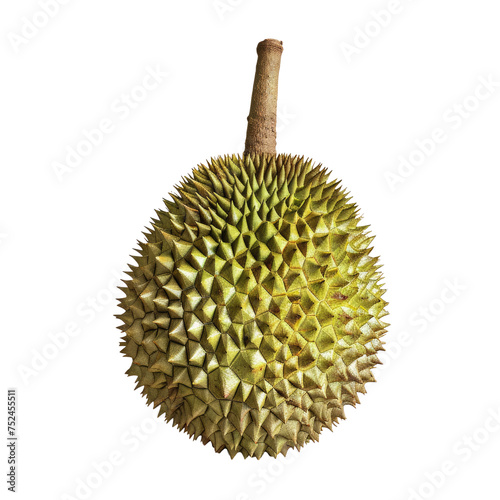 Ripe Durian Fruit PNG, Transparent Image without background, Concept of Southeast Asian Delicacy and Pungent Aroma