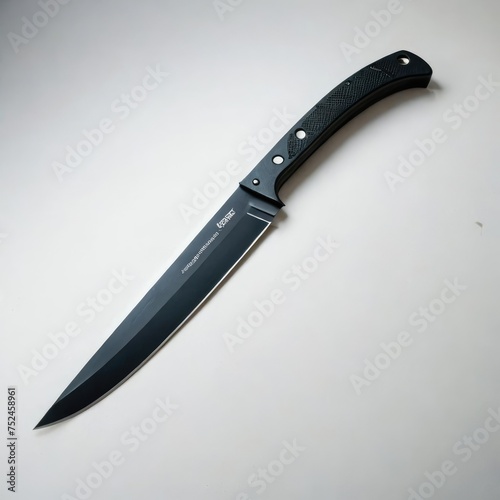 machete knife on a white background 