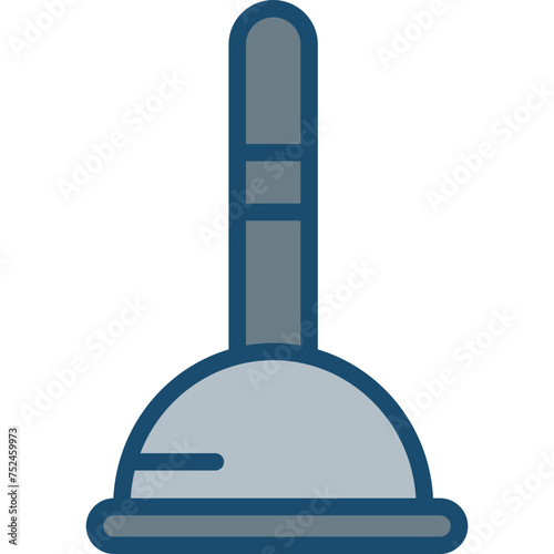 Plunger Line Filled Grey