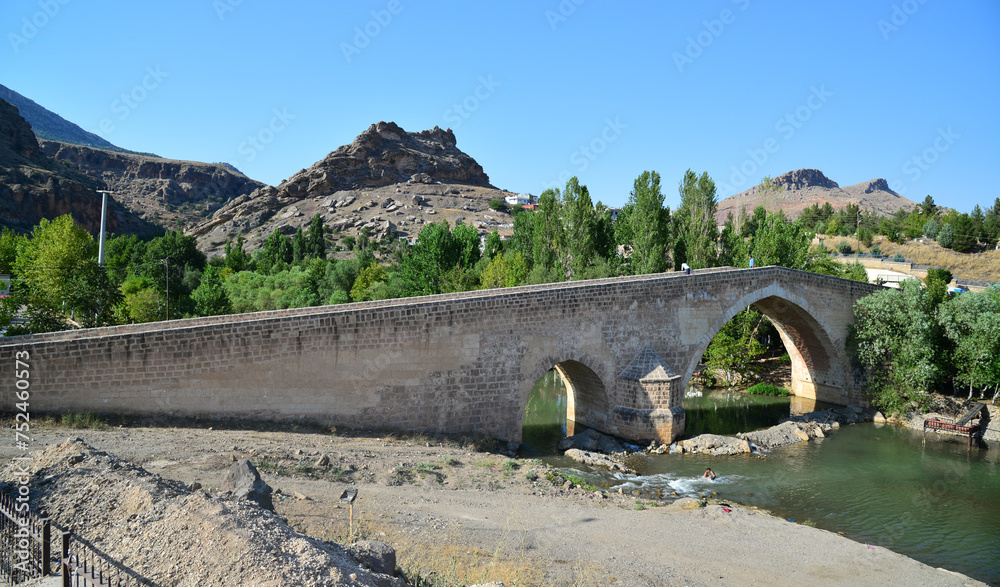 Haburman Bridge, located in Cermik, Turkey, was built during the Seljuk period.