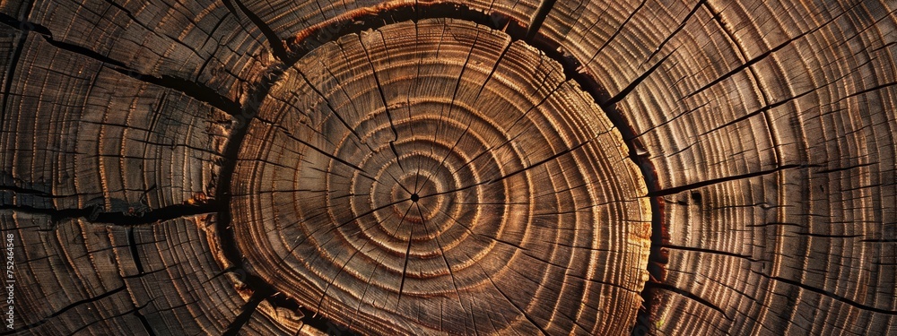 Close-up of tree rings, showcasing nature's patterns and the beauty of age.
Close-up of tree rings, showcasing nature's patterns and the beauty of age.