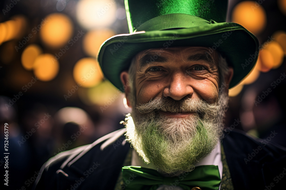 Generative AI image composition modern art st Patrick day holiday festival carnival Generative AI image composition modern art st Patrick day holiday festival carnival