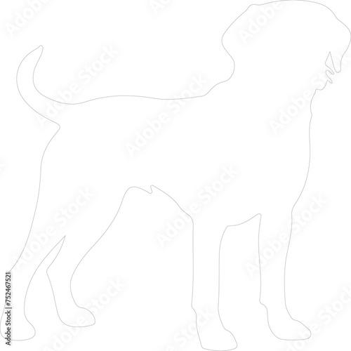 Labrador Retriever outline