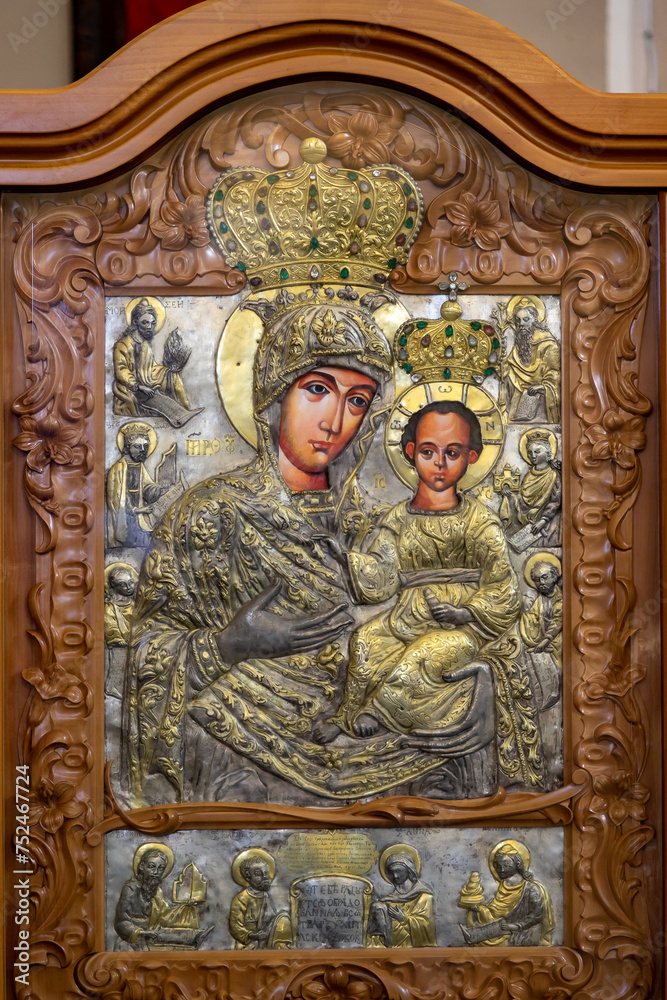 Obraz premium Icon of the Virgin Mary with Jesus