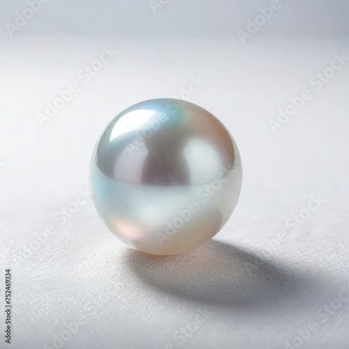 glass sphere on white background 