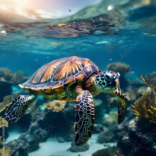 green sea turtle © Shahzad