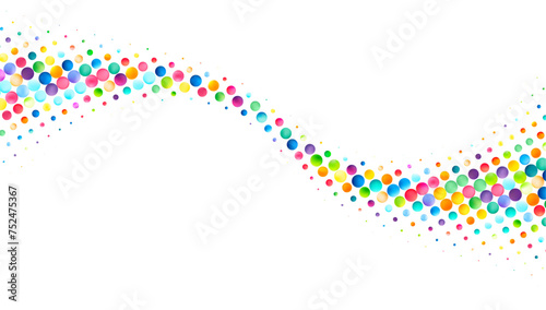 Colorful Dot Waveform