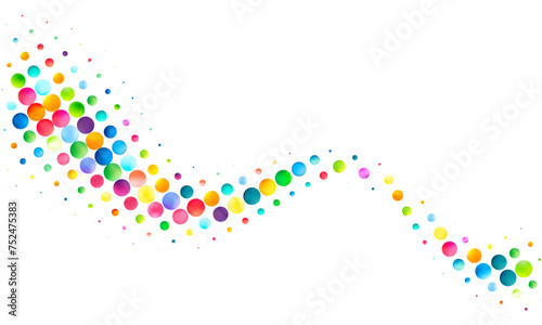 Colorful Dot Waveform