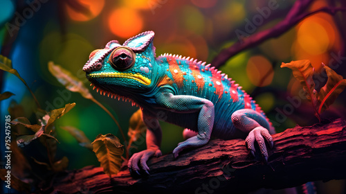 Aquatic creature with a vibrant and colorful skin © Karl