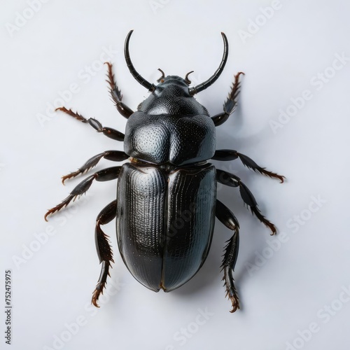 stag beetle isolated on white
