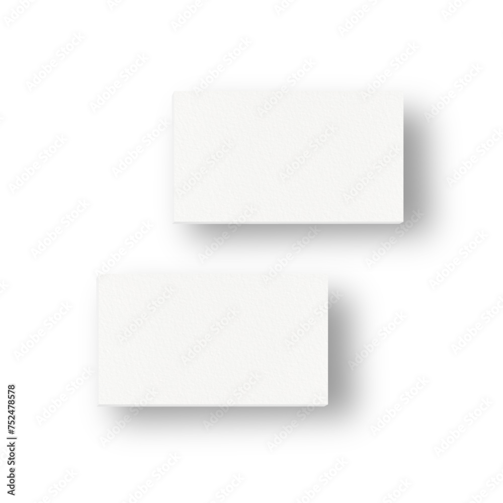 Mockup of realistic business card standard size white with transparent background Mockup of realistic business card standard size white with transparent background