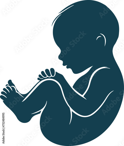 New born baby  vector illustration 