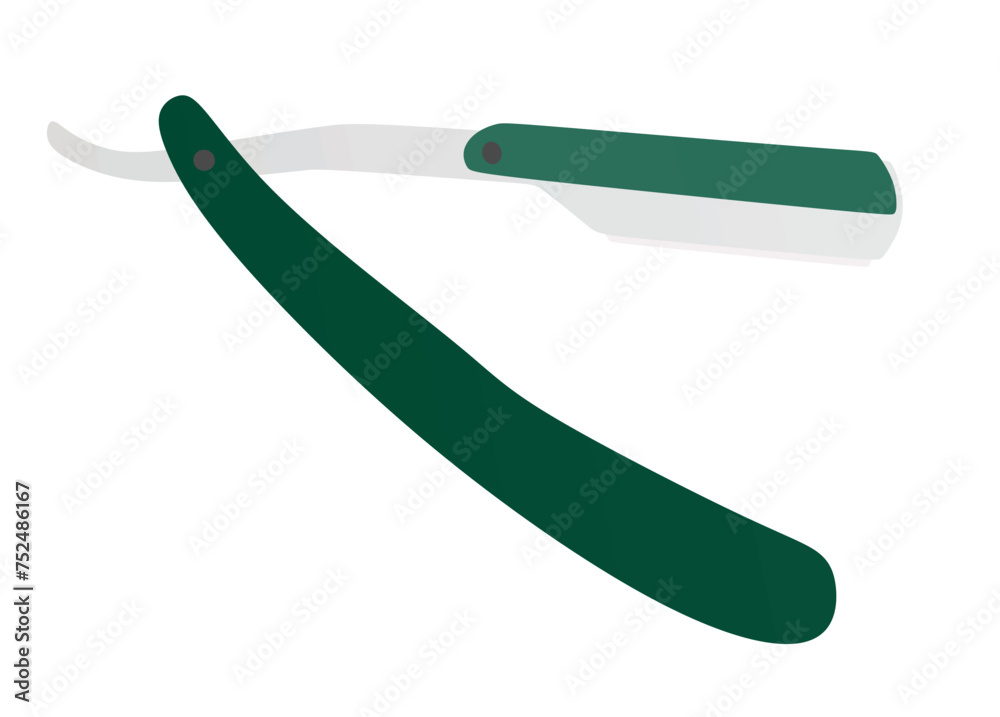 Shaving barber razor. vector illustration Shaving barber razor. vector illustration