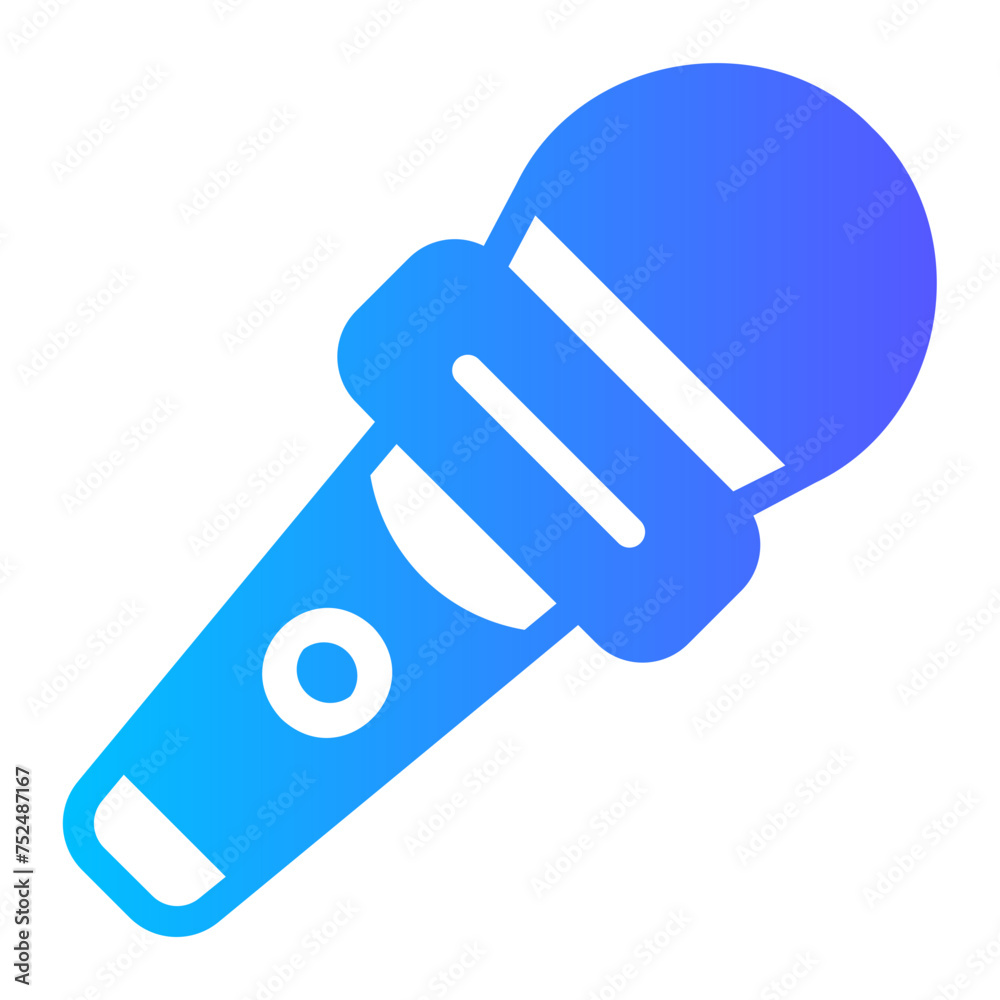 microphone gradient icon microphone gradient icon