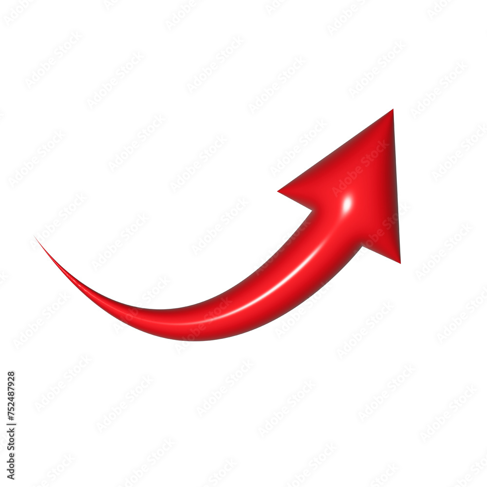 3D red arrow on white background. Shiny Arrows for app, website, social media and digital advertisement use. 3D red arrow on white background. Shiny Arrows for app, website, social media and digital advertisement use.