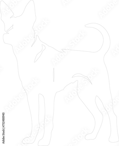 Capehuntingdog outline