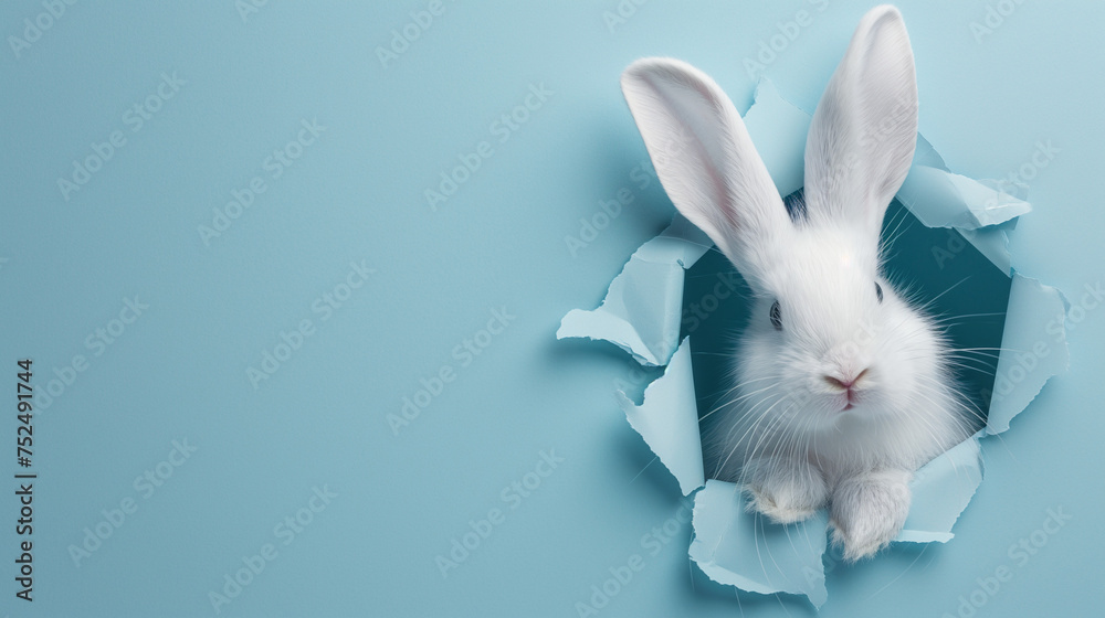 Obraz premium white rabbit